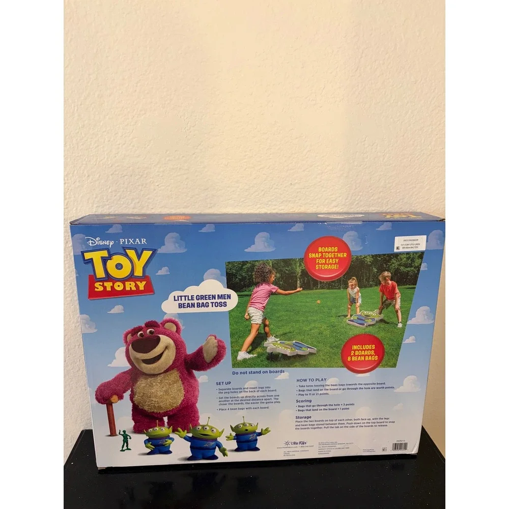 Disney Toy Story bean bag toss Alien theme pizza bean bags little green men